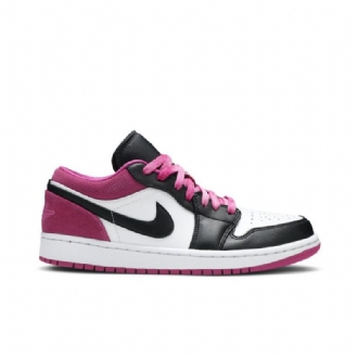 Air Jordan 1 Low Se Rózsaszín Fehér Fekete Férfi Cipő