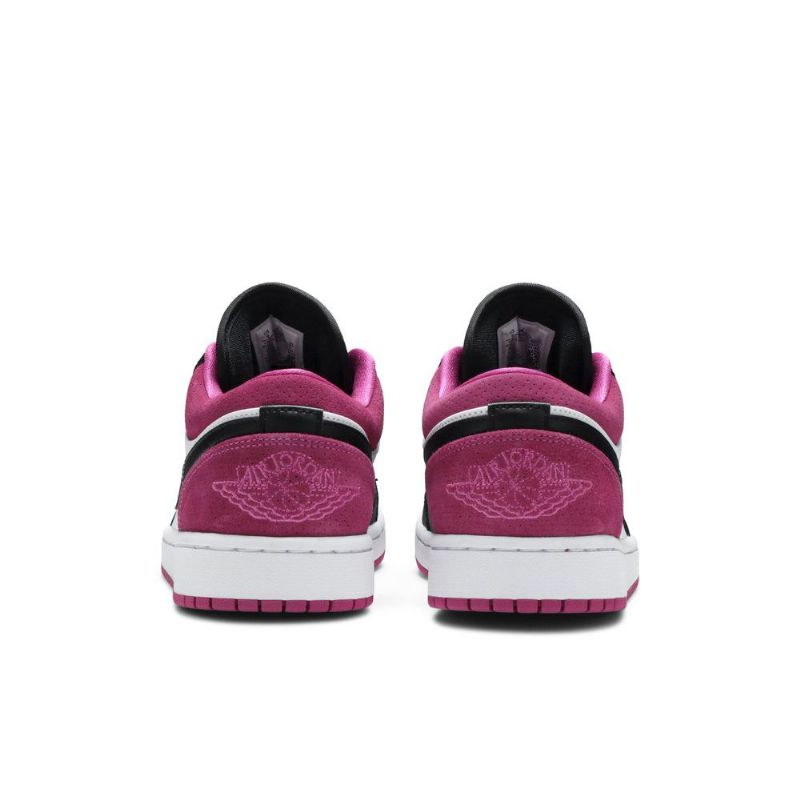 Air Jordan 1 Low Se Rózsaszín Fehér Fekete Férfi Cipő