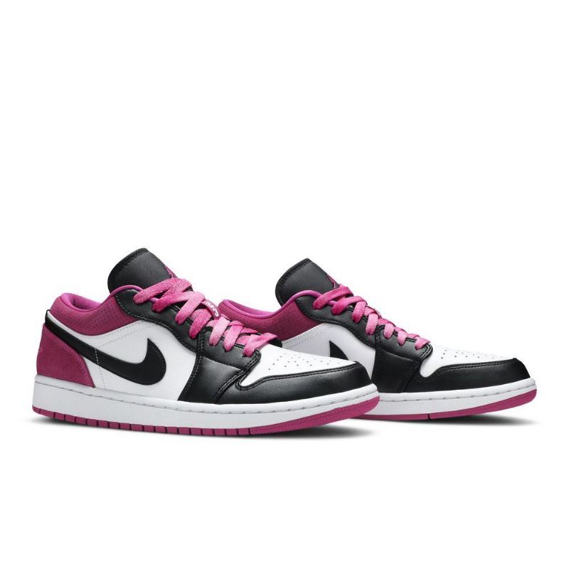Air Jordan 1 Low Se Rózsaszín Fehér Fekete Férfi Cipő