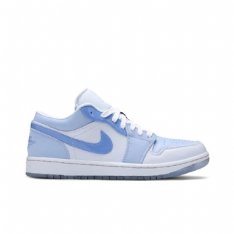 Air Jordan 1 Low Se Szürke Kék Férfi Cipő