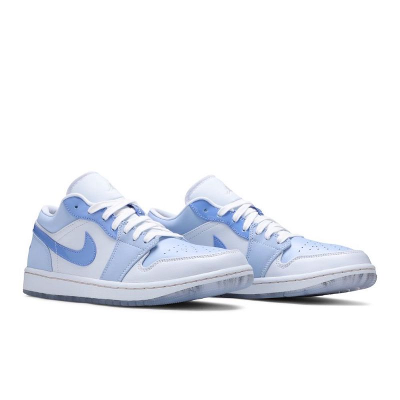 Air Jordan 1 Low Se Szürke Kék Férfi Cipő