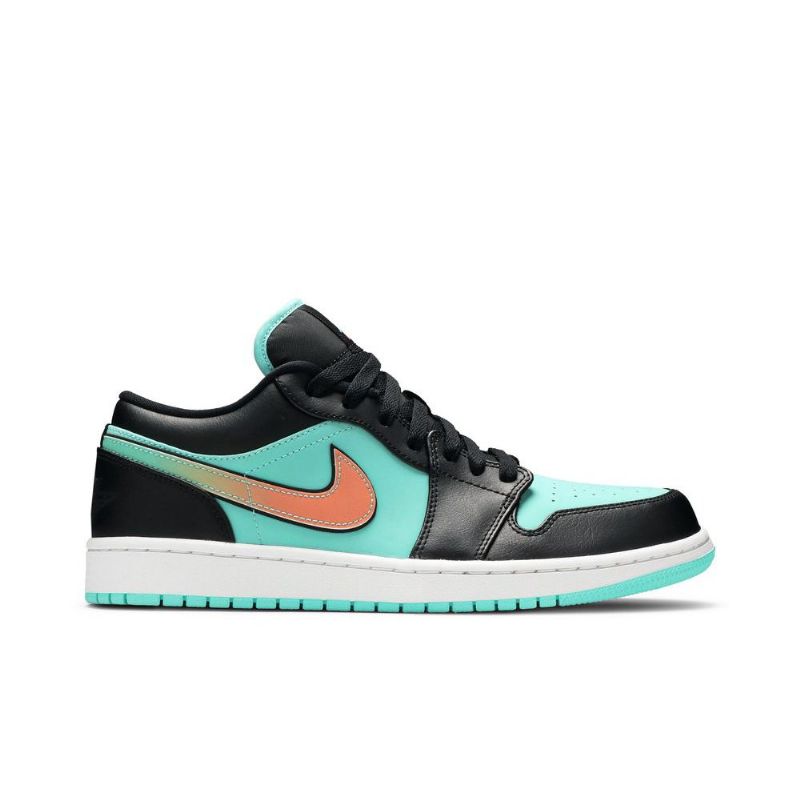 Air Jordan 1 Low Se Türkiz Fekete Rózsaszín Férfi Cipő