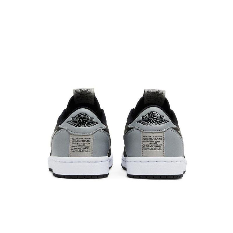 Air Jordan 1 Low Slip Fekete Szürke Fehér Női Cipő