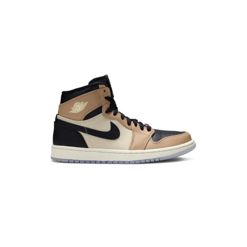 Air Jordan 1 Magas Fekete Barna Khaki Női Cipő