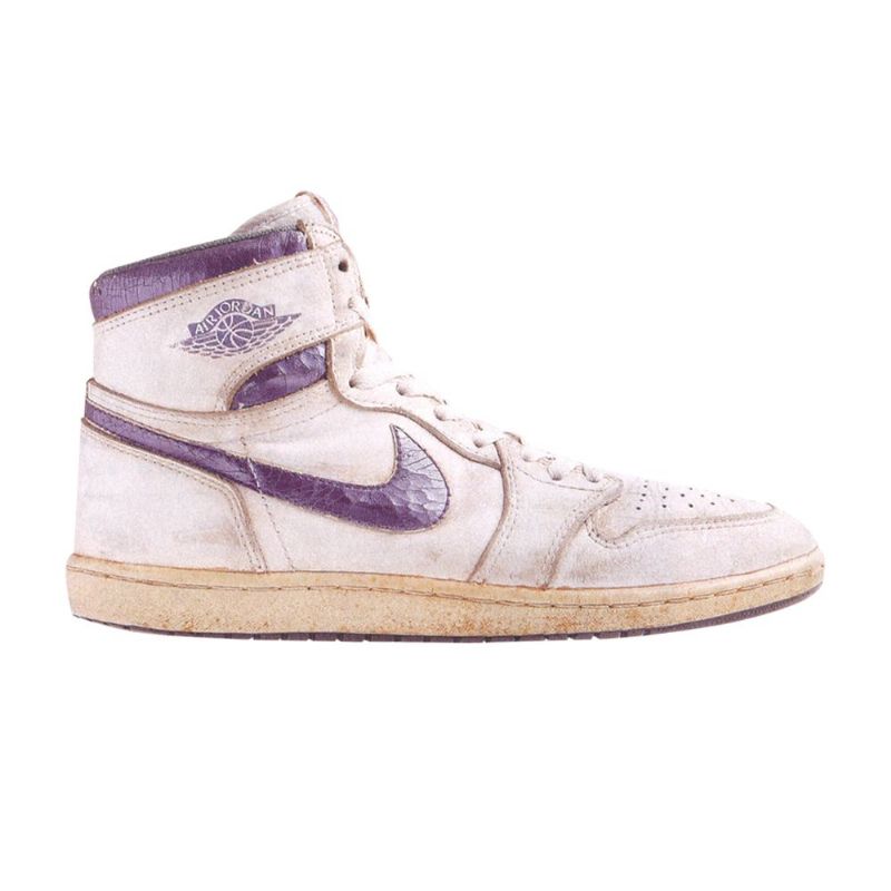 Air Jordan 1 Magas Rózsaszín Lila Férfi Cipő