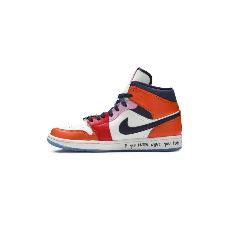 Air Jordan 1 Melody Ehsani Mid Fehér Többszínű Női Cipő