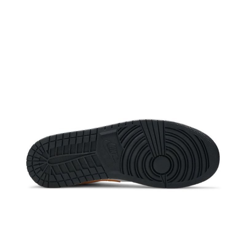 Air Jordan 1 Mid Fehér Gold Fekete Férfi Cipő