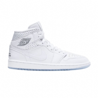 Air Jordan 1 Mid Fehér Női Cipő