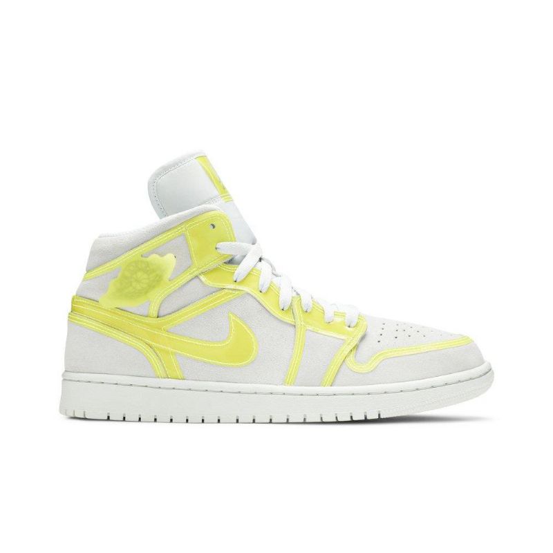 Air Jordan 1 Mid Lx Fehér Sárga Női Cipő