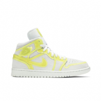Air Jordan 1 Mid Lx Fehér Sárga Női Cipő