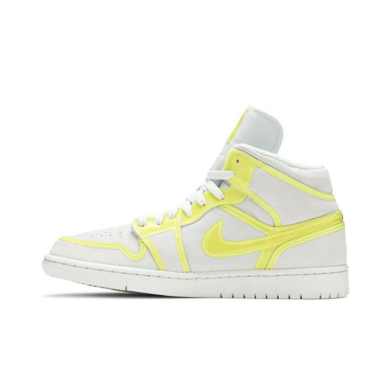Air Jordan 1 Mid Lx Fehér Sárga Női Cipő