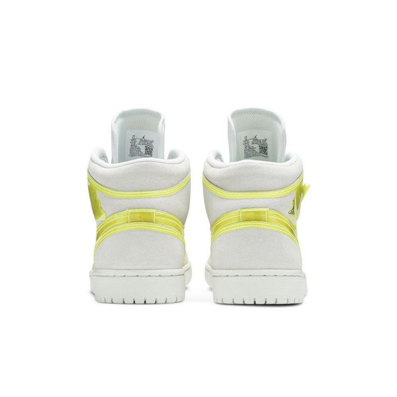 Air Jordan 1 Mid Lx Fehér Sárga Női Cipő