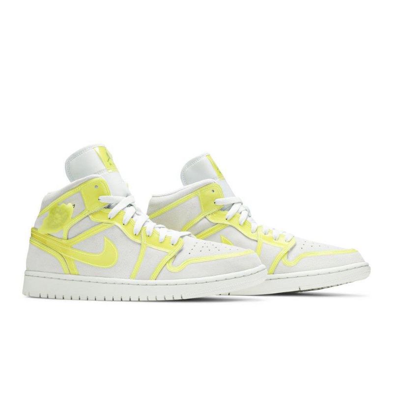 Air Jordan 1 Mid Lx Fehér Sárga Női Cipő