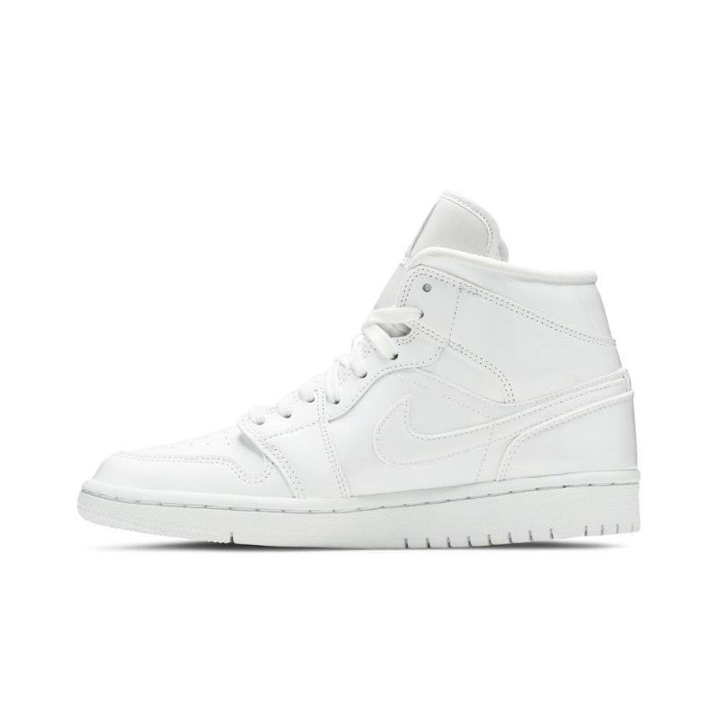 Air Jordan 1 Mid Patent Fehér Női Cipő