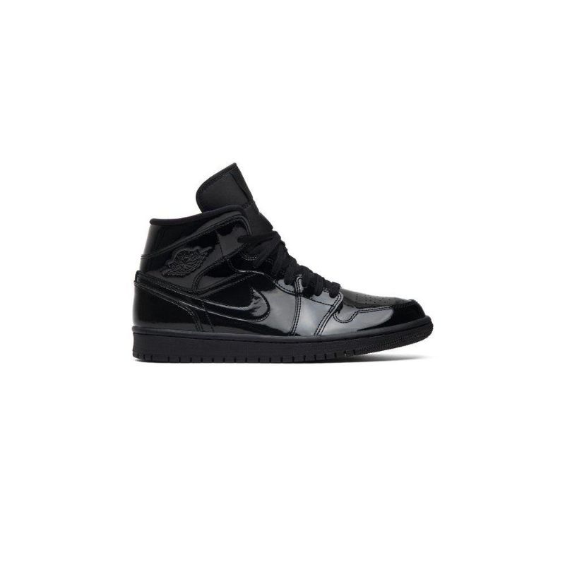 Air Jordan 1 Mid Patent Se Fekete Női Cipő