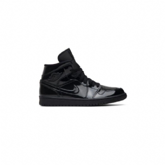 Air Jordan 1 Mid Patent Se Fekete Női Cipő