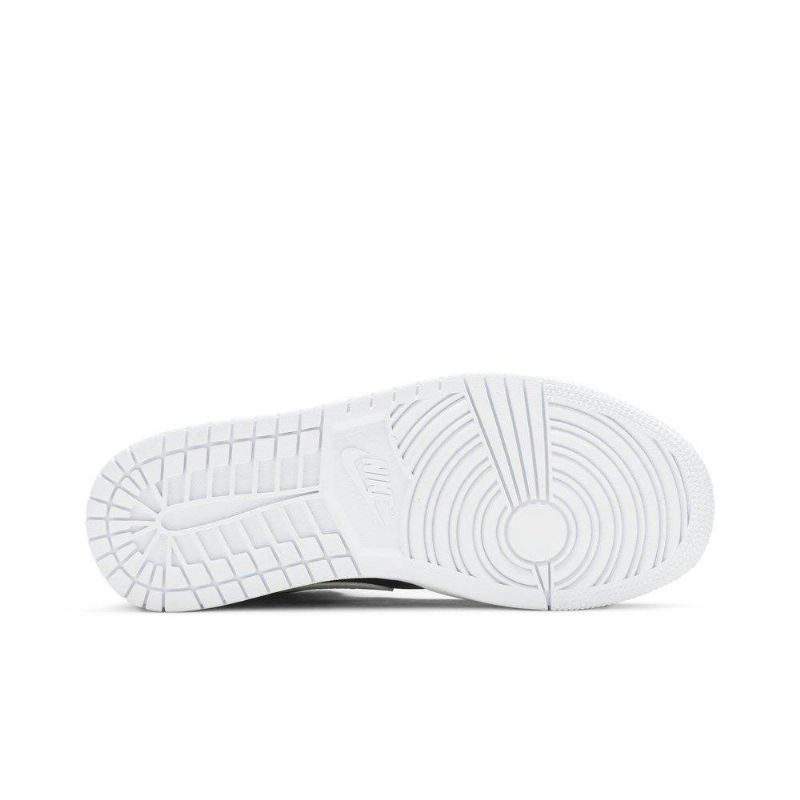 Air Jordan 1 Mid Piros Fehér Fekete Női Cipő