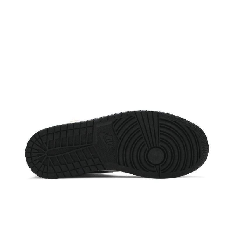 Air Jordan 1 Mid Se Arany Fekete Fehér Férfi Cipő