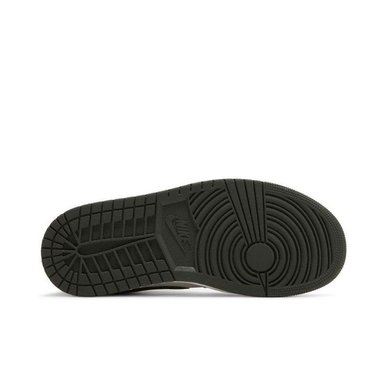Air Jordan 1 Mid Se Barna Piros Fehér Női Cipők
