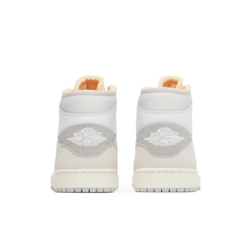 Air Jordan 1 Mid Se Craft Fehér Szürke Rózsaszín Férfi Cipő