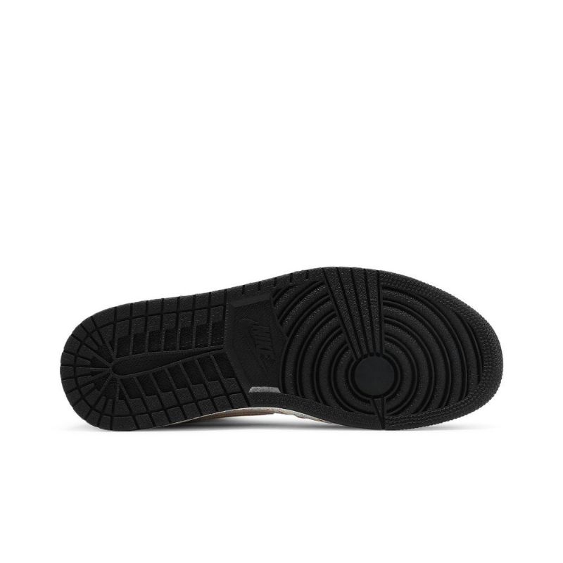 Air Jordan 1 Mid Se Fehér Fekete Barna Férfi Cipő