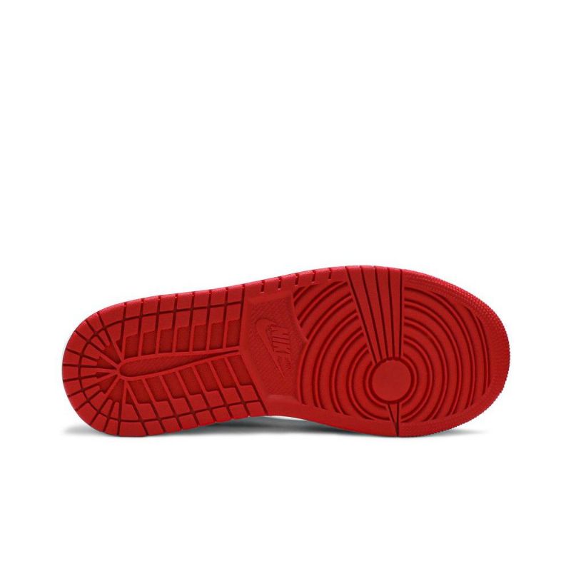 Air Jordan 1 Mid Se Fehér Sötétkék Piros Férfi Cipő