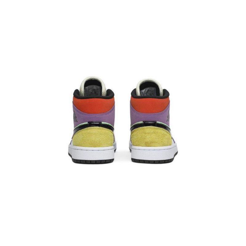 Air Jordan 1 Mid Se Fehér Többszínű Női Cipő