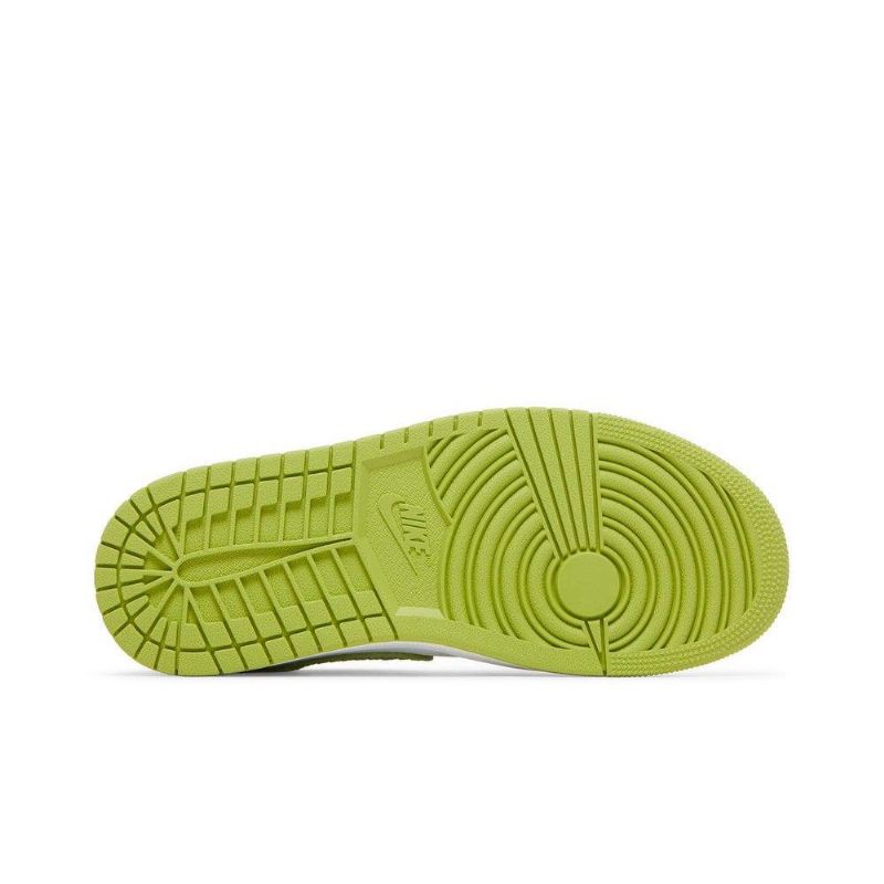 Air Jordan 1 Mid Se Fehér Zöld Női Cipő