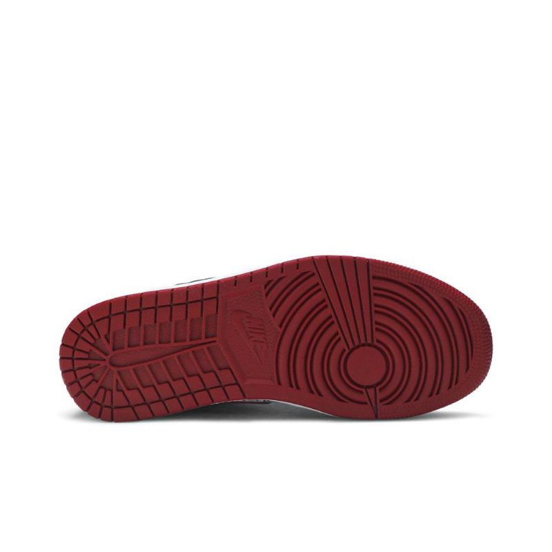 Air Jordan 1 Mid Se Fekete Piros Fehér Férfi Cipő