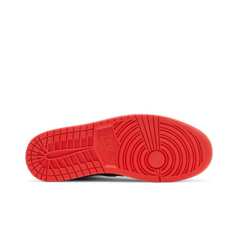 Air Jordan 1 Mid Se Fekete Piros Zöld Arany Férfi Cipő