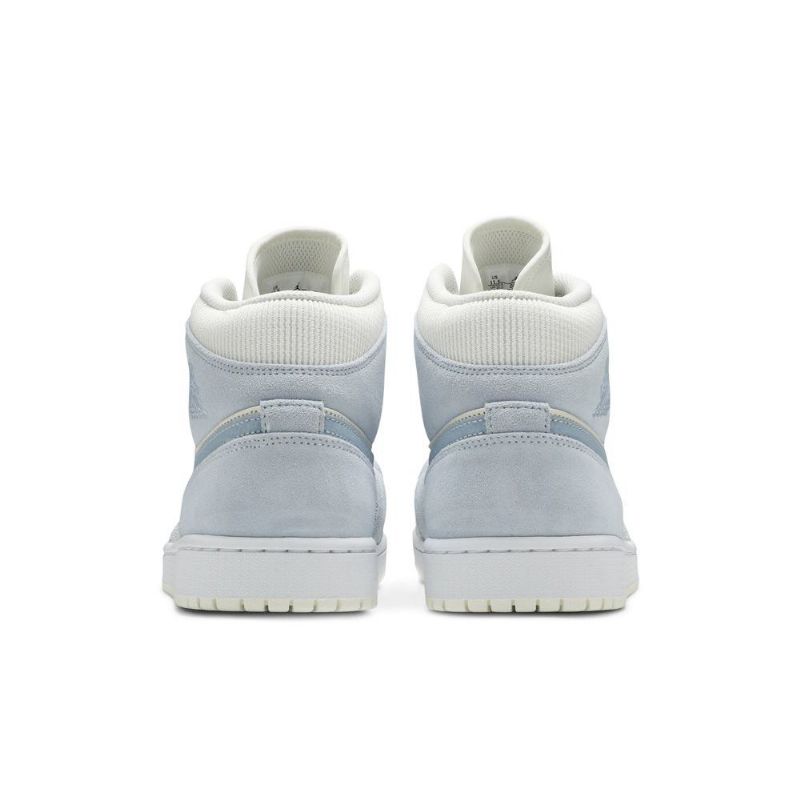 Air Jordan 1 Mid Se Kék Fehér Férfi Cipő