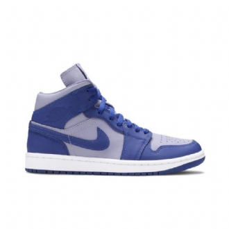 Air Jordan 1 Mid Se Lila Kék Fehér Női Cipő