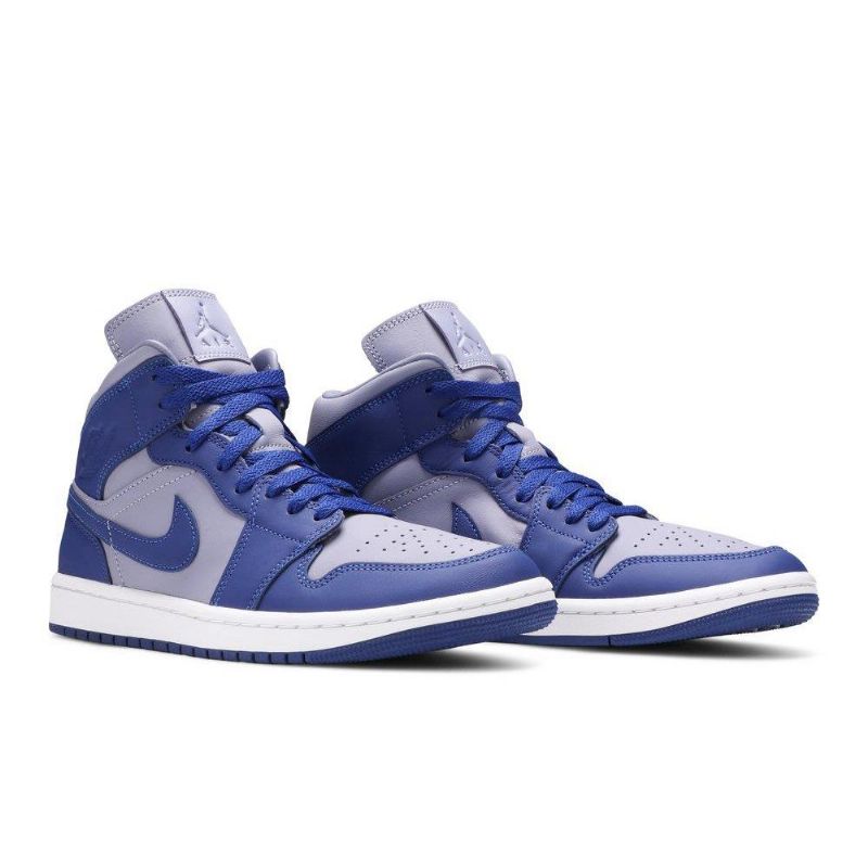Air Jordan 1 Mid Se Lila Kék Fehér Női Cipő