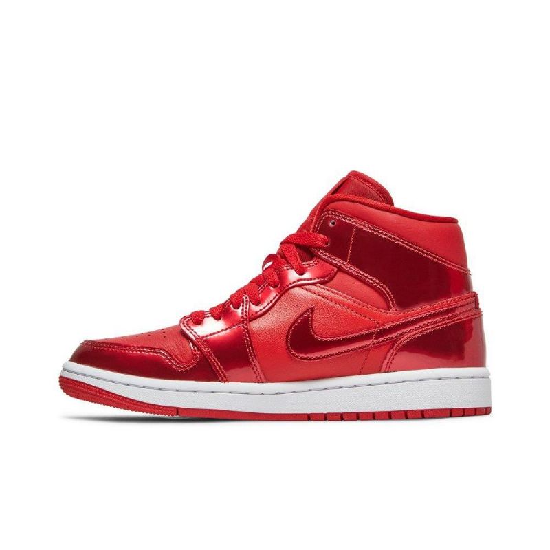 Air Jordan 1 Mid Se Piros Fehér Női Cipő