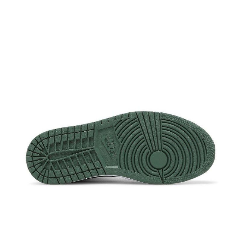 Air Jordan 1 Mid Se Zöld Fekete Rózsaszín Női Cipő