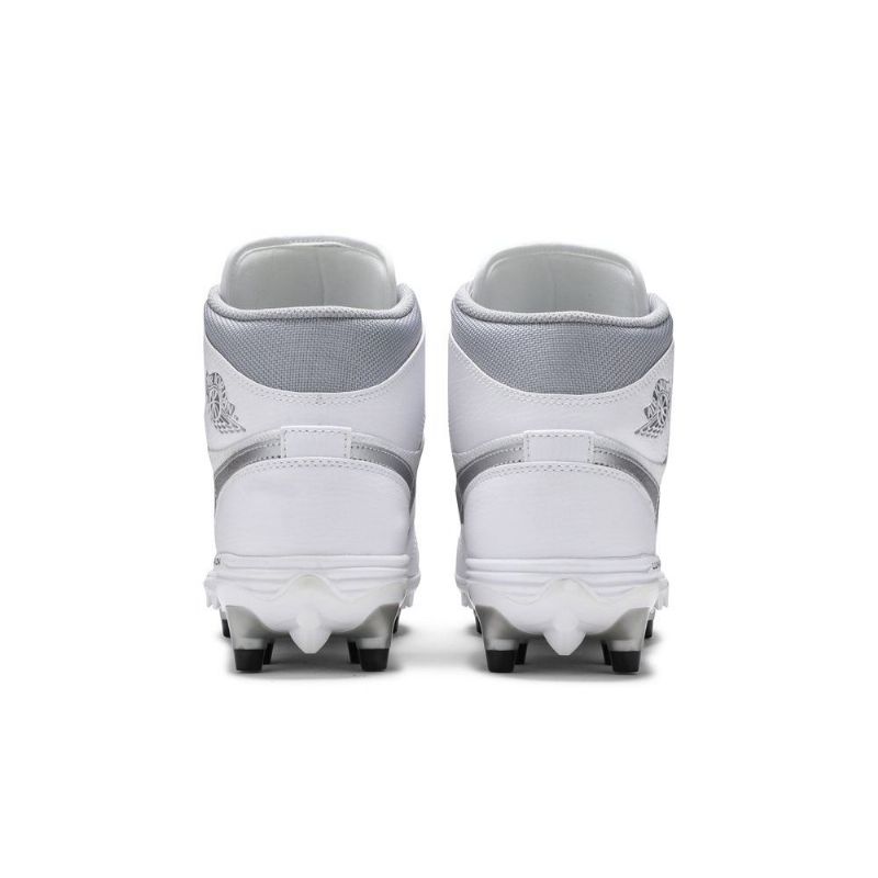 Air Jordan 1 Mid Td Cleat Fehér Ezüst Férfi Cipő