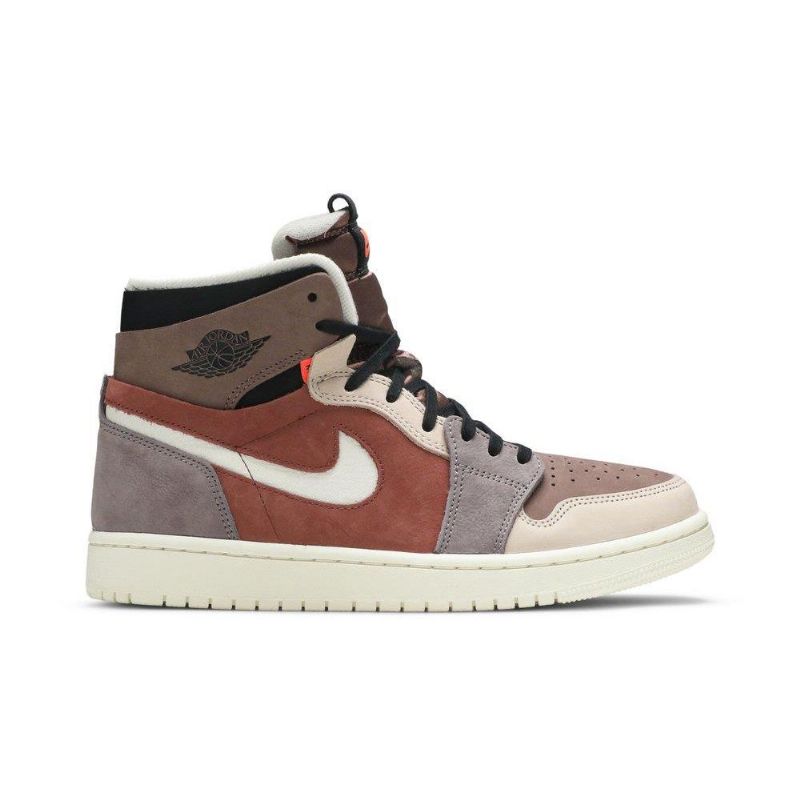 Air Jordan 1 Nagy Zoom Barna Fekete Bézs Női Cipő