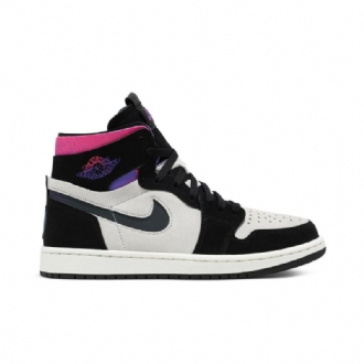 Air Jordan 1 Paris Saint-germain High Zoom Comfort Fehér Fekete Lila Rózsaszín Férfi Cipő