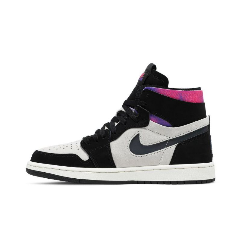 Air Jordan 1 Paris Saint-germain High Zoom Comfort Fehér Fekete Lila Rózsaszín Férfi Cipő