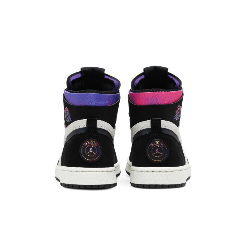 Air Jordan 1 Paris Saint-germain High Zoom Comfort Fehér Fekete Lila Rózsaszín Férfi Cipő