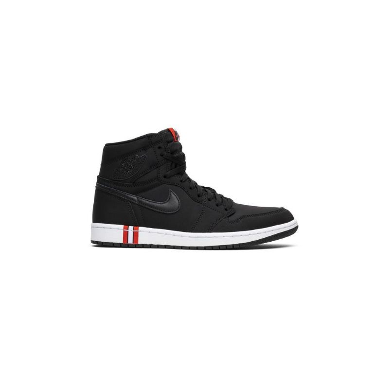 Air Jordan 1 Paris Saint-germain Retro High Og Fekete Fehér Piros Férfi Cipők