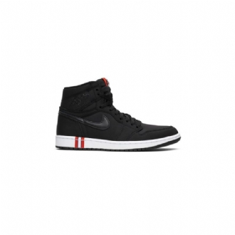 Air Jordan 1 Paris Saint-germain Retro High Og Fekete Fehér Piros Férfi Cipők
