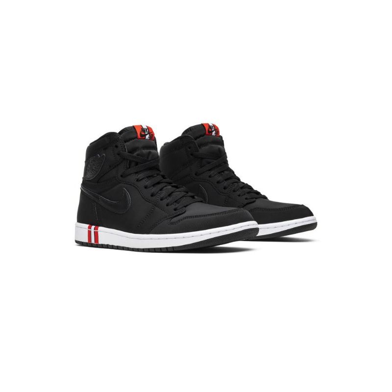 Air Jordan 1 Paris Saint-germain Retro High Og Fekete Fehér Piros Férfi Cipők