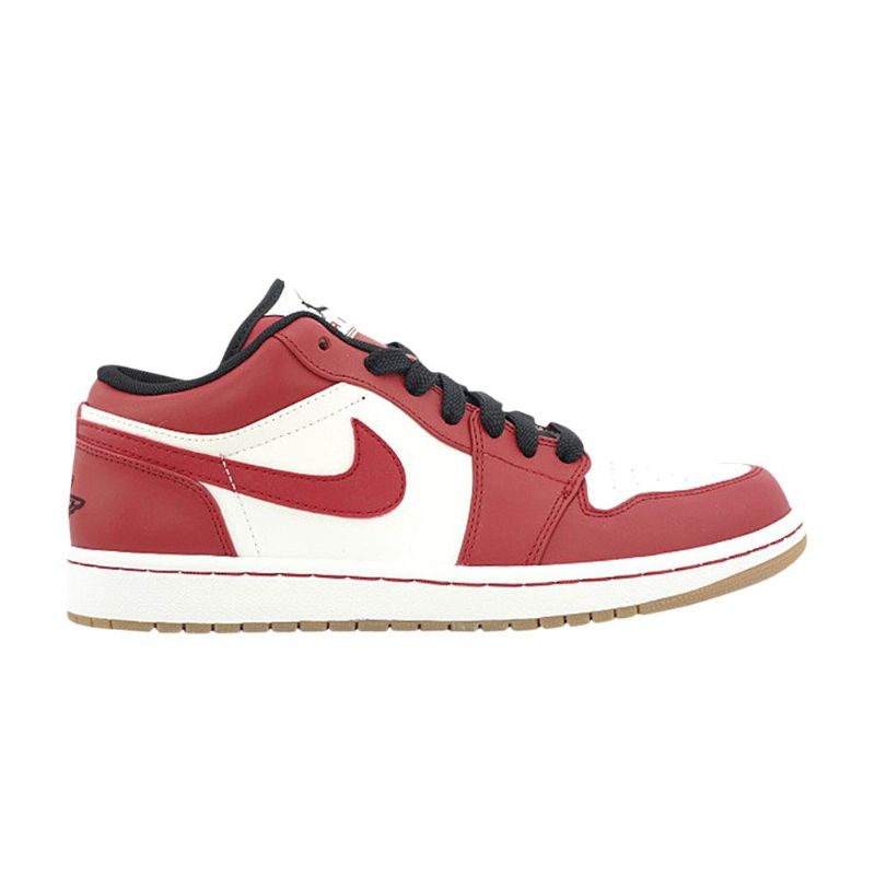 Air Jordan 1 Phat Alacsony Fehér Piros Fekete Barna Férfi Cipő