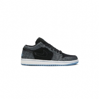 Air Jordan 1 Phat Low Fekete Kék Fehér Férfi Cipő