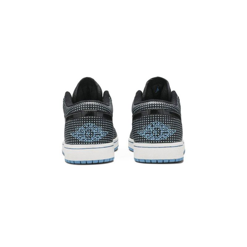 Air Jordan 1 Phat Low Fekete Kék Fehér Férfi Cipő