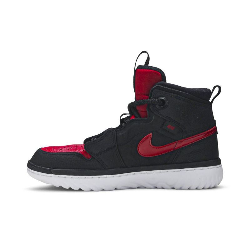 Air Jordan 1 React Fekete Piros Fehér Férfi Cipők