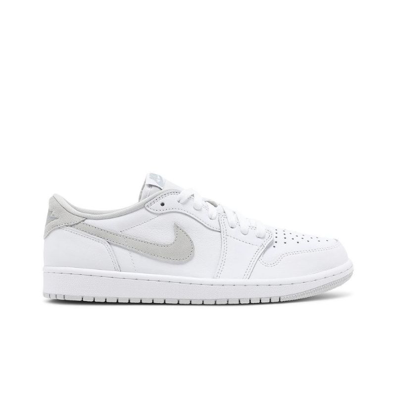 Air Jordan 1 Retro Alacsony És Fehér Szürke Férfi Cipő