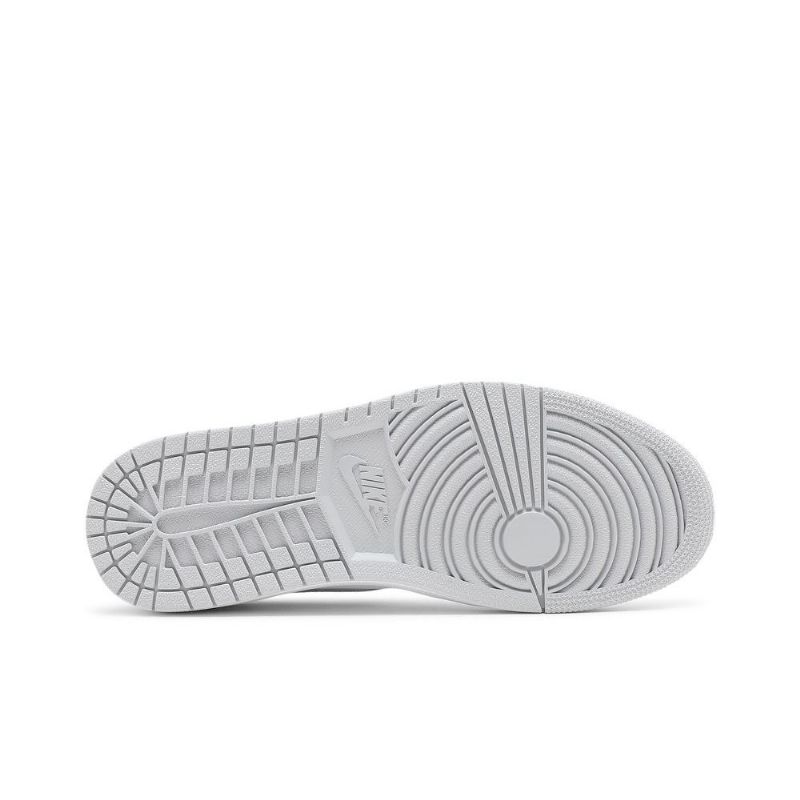 Air Jordan 1 Retro Alacsony És Fehér Szürke Férfi Cipő