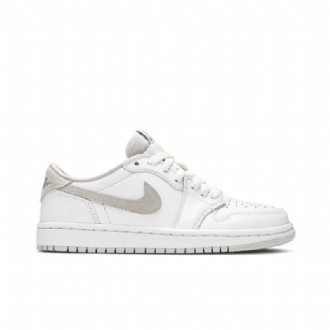 Air Jordan 1 Retro Alacsony És Fehér Szürke Női Cipő